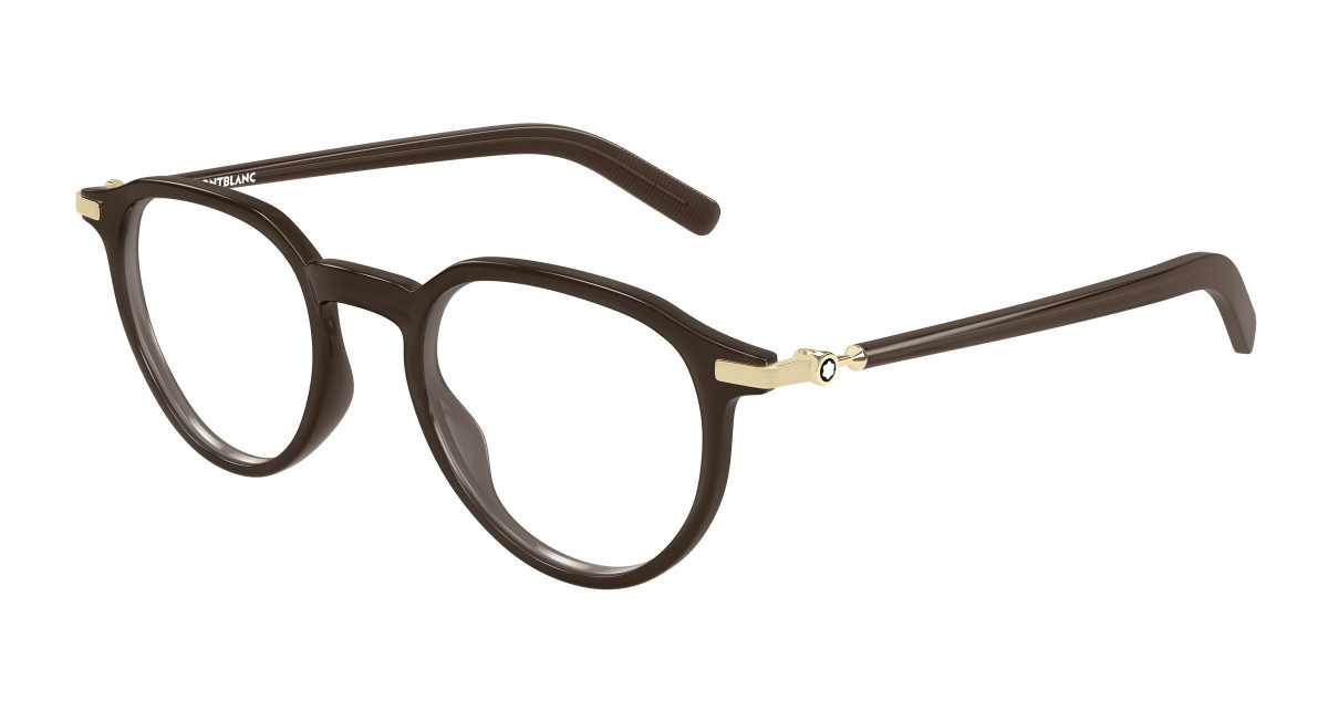 Montblanc Eyeglasses MB0495O 004 Brown