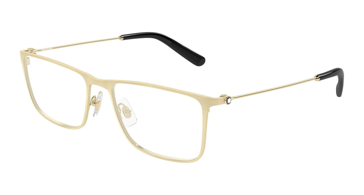 Montblanc Eyeglasses MB0464O 004 Gold