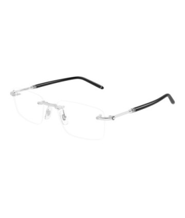 Montblanc Eyeglasses MB0480O 002 Silver