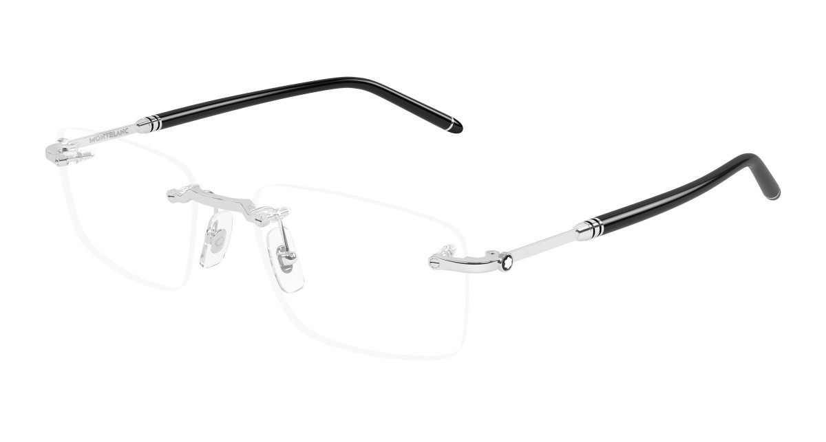 Montblanc Eyeglasses MB0480O 002 Silver