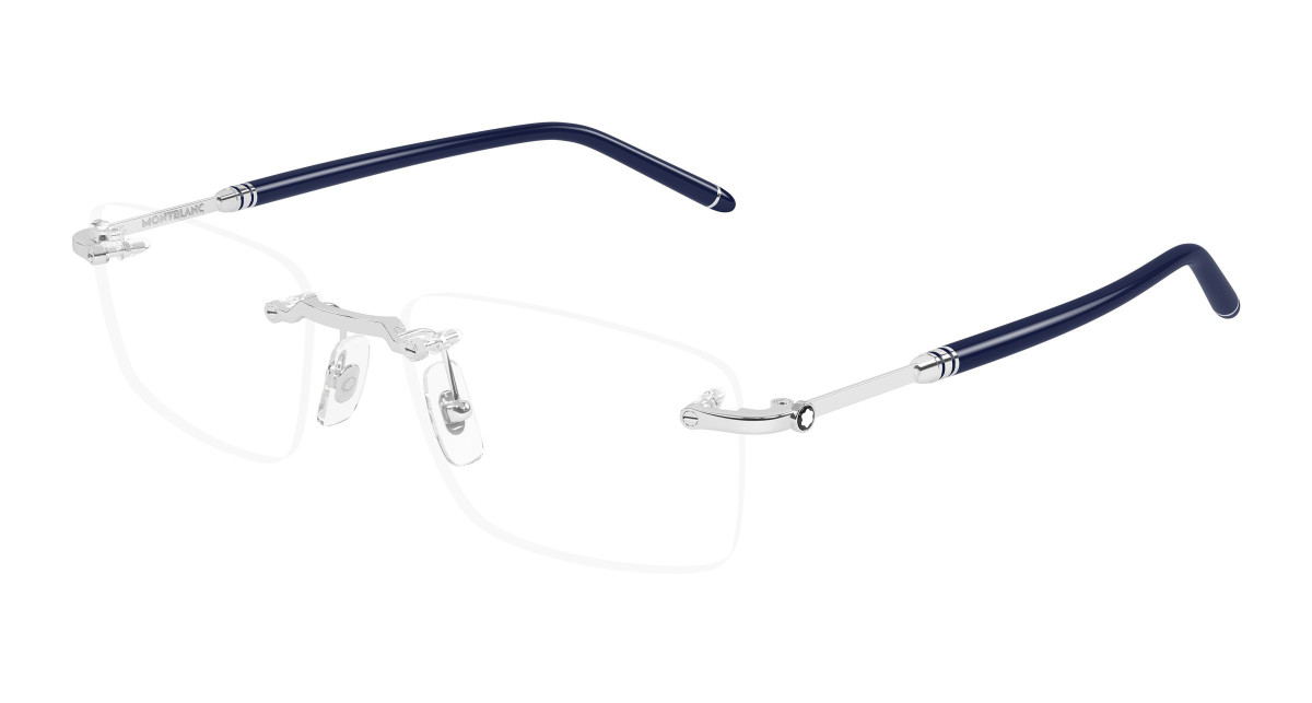 Montblanc Eyeglasses MB0480O 003 Silver