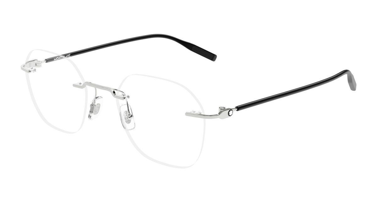 Montblanc Eyeglasses MB0471O 002 Silver