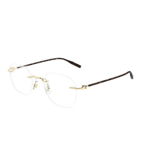 Montblanc Eyeglasses MB0471O 003 Gold