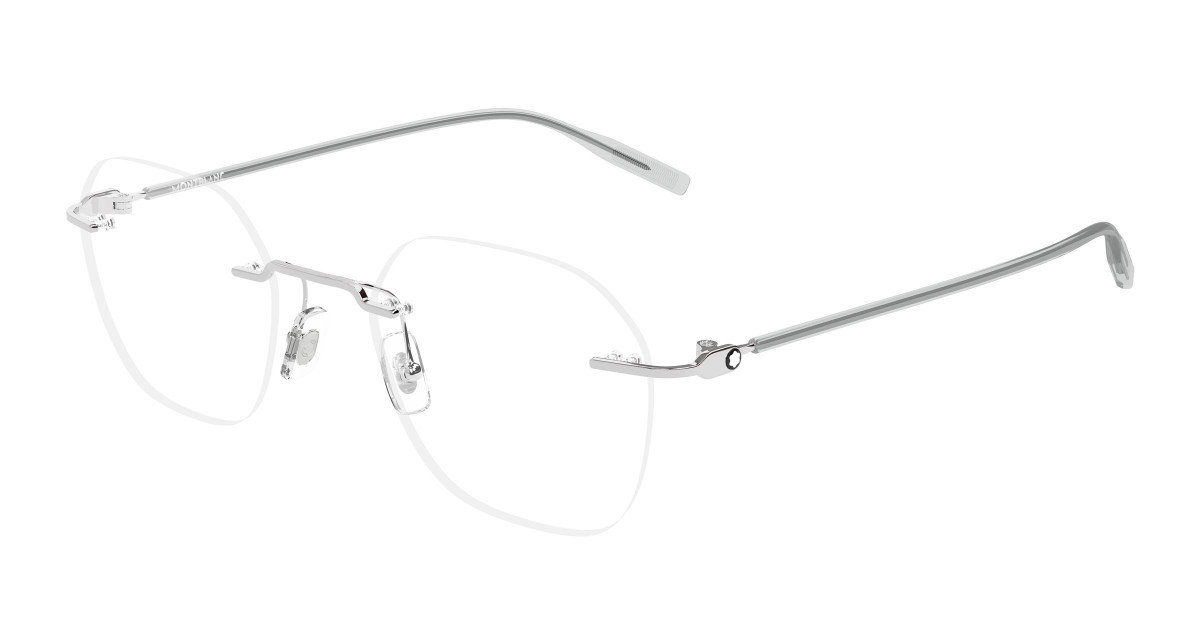 Montblanc Eyeglasses MB0471O 004 Silver