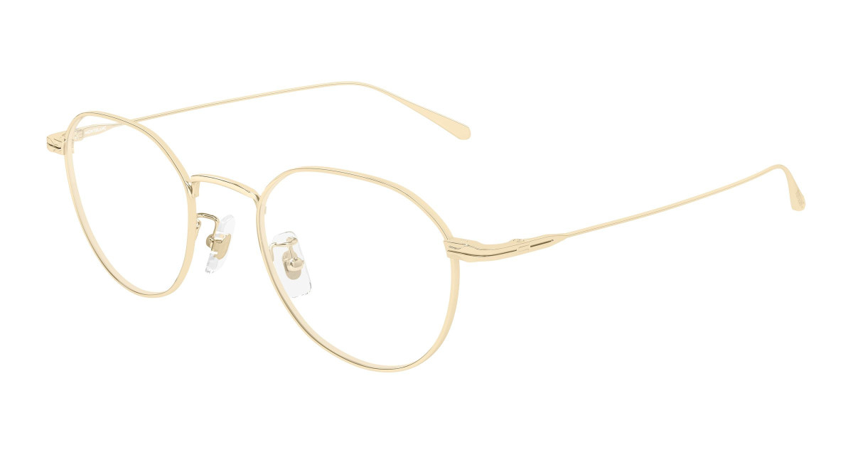 Montblanc Eyeglasses MB0476OA 001 Gold
