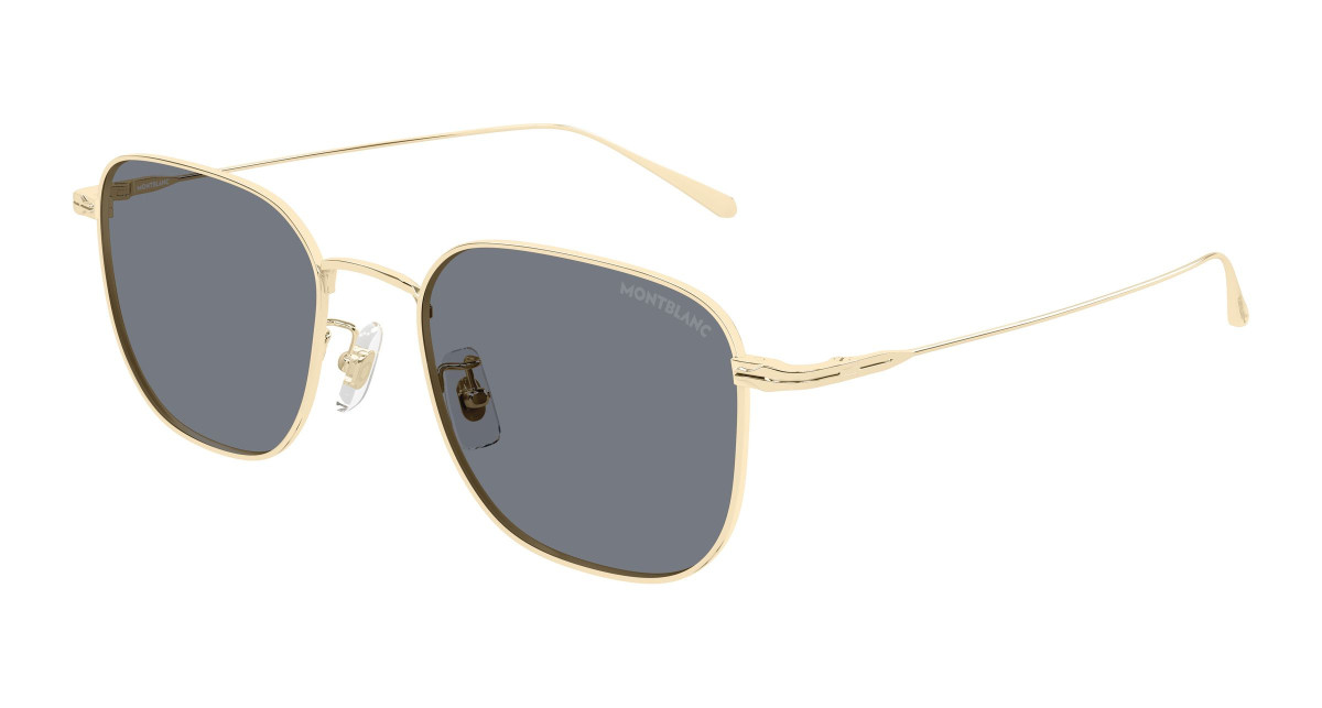 Montblanc Sunglasses MB0477SA 001 Gold