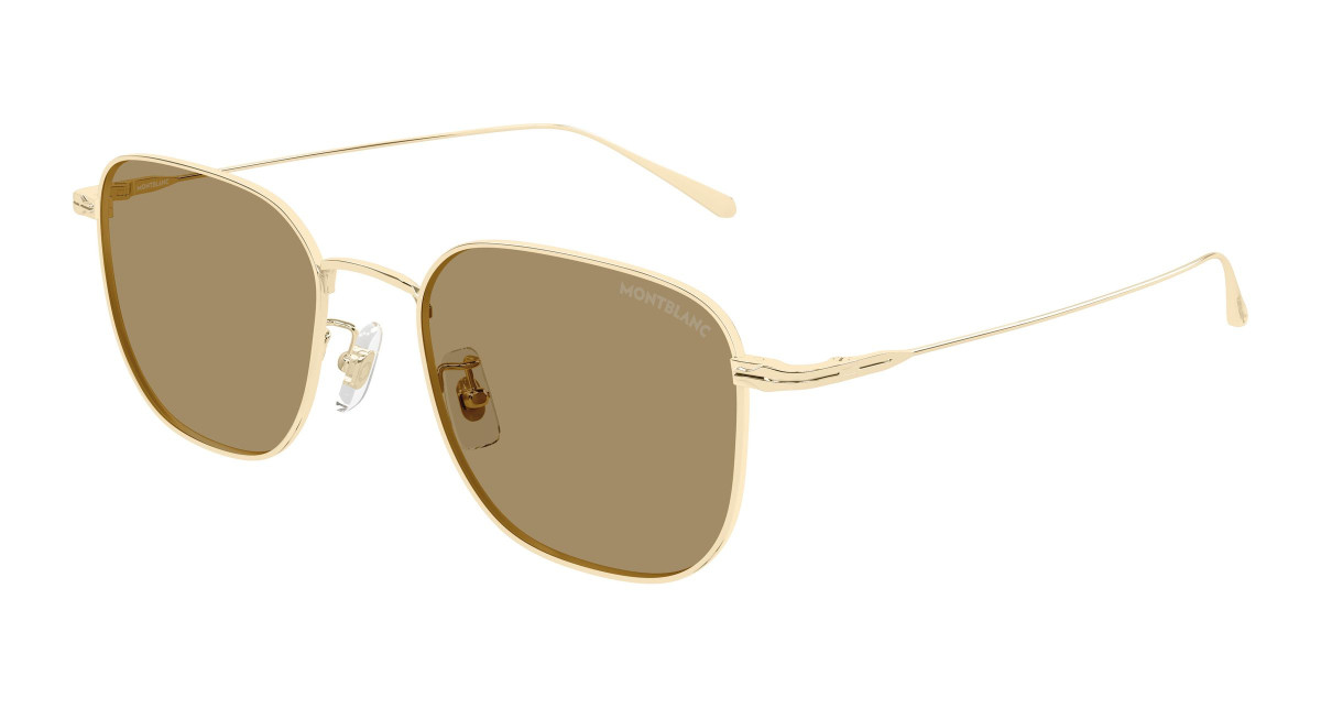 Montblanc Sunglasses MB0477SA 002 Gold