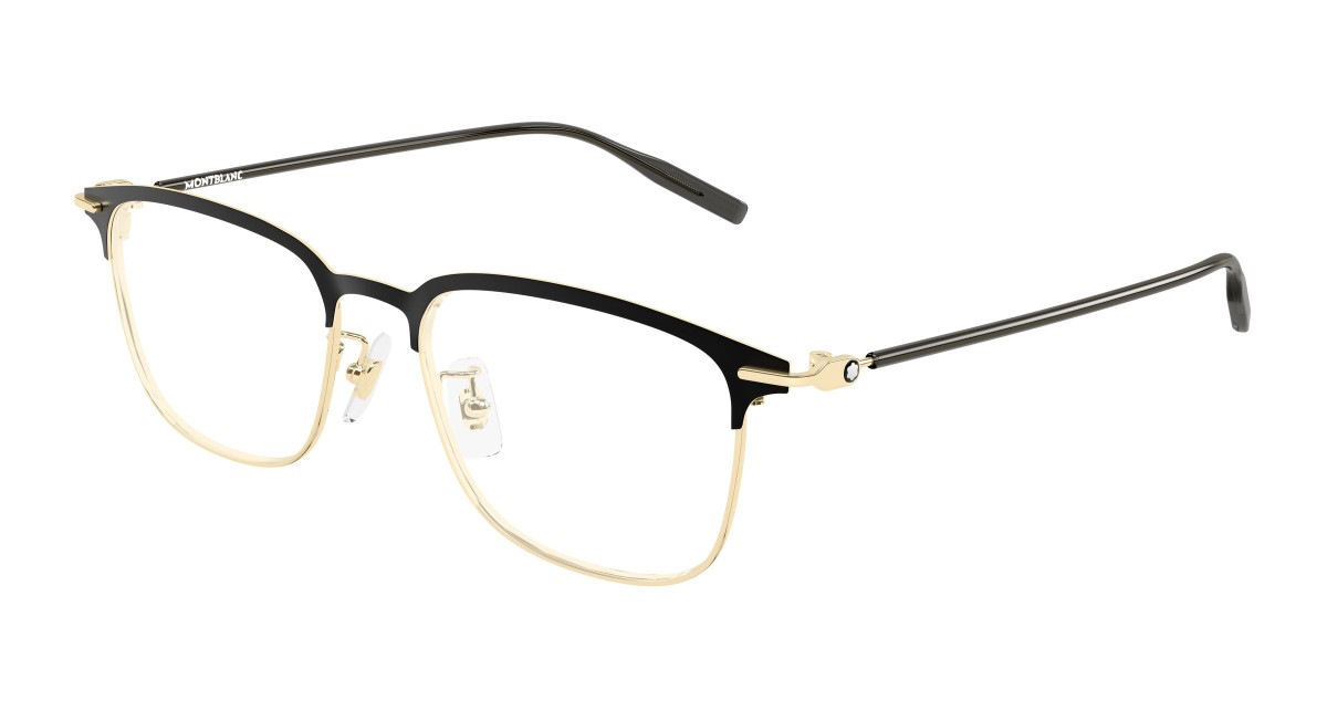 Montblanc Eyeglasses MB0490OA 002 Gold