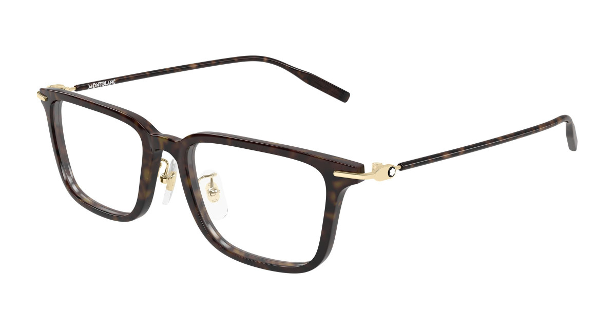 Montblanc Eyeglasses MB0489OA 006 Havana