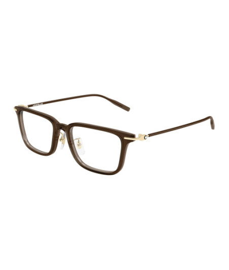Montblanc Eyeglasses MB0489OA 007 Brown