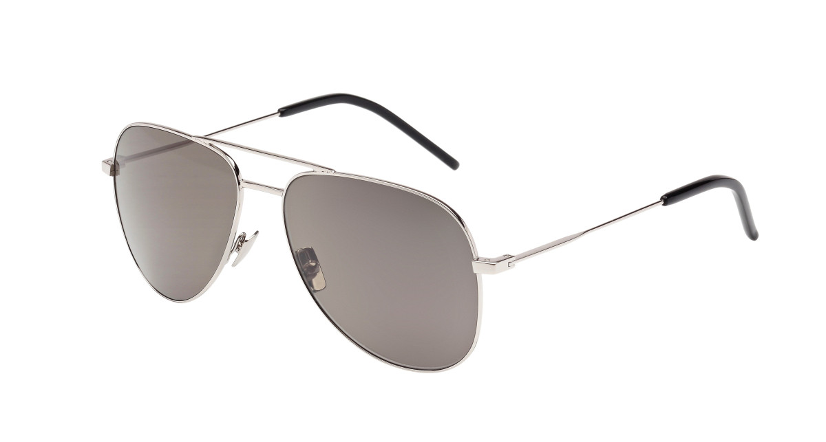 Saint Laurent Sunglasses CLASSIC 11 010 Silver