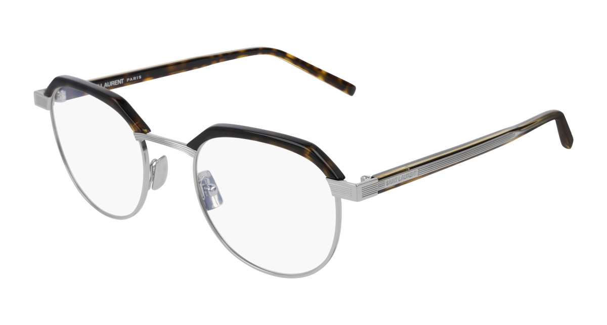 Saint Laurent Eyeglasses SL 124 005 Havana