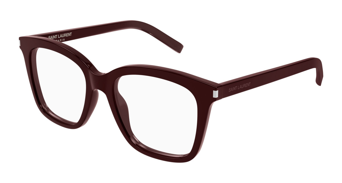 Saint Laurent Eyeglasses SL 166 008 Burgundy