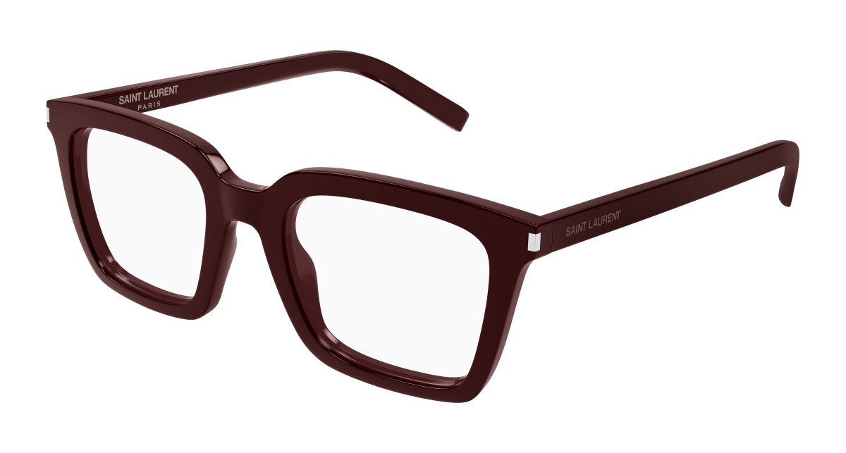 Saint Laurent Eyeglasses SL 167 008 Burgundy