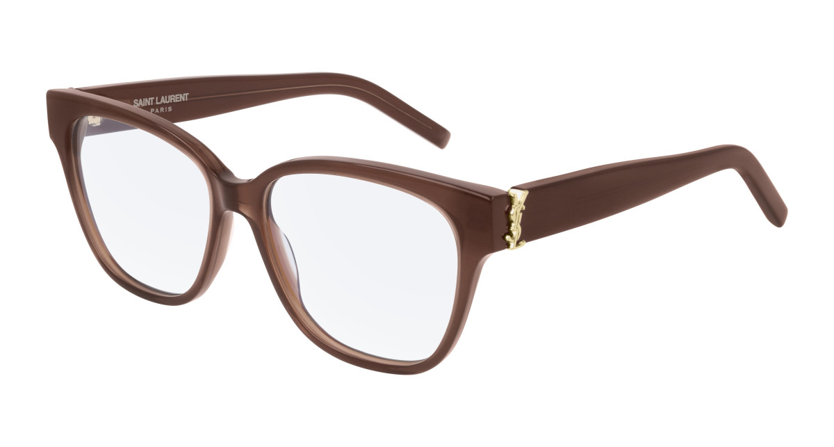 Saint Laurent Eyeglasses SL M33 008 Brown