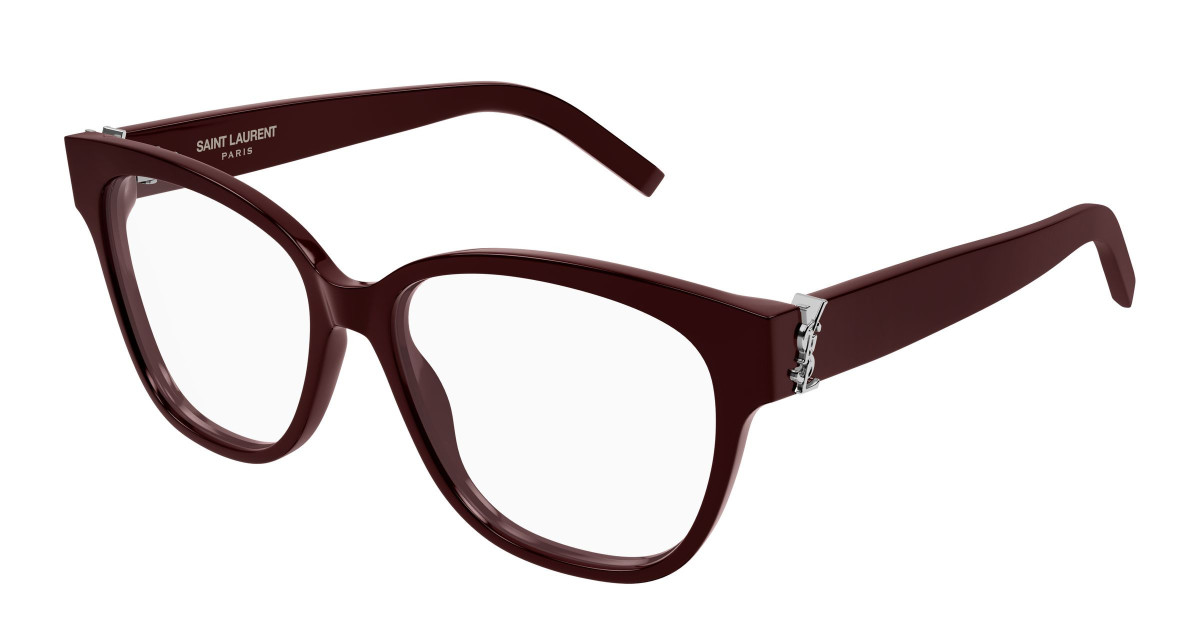Saint Laurent Eyeglasses SL M33 010 Burgundy