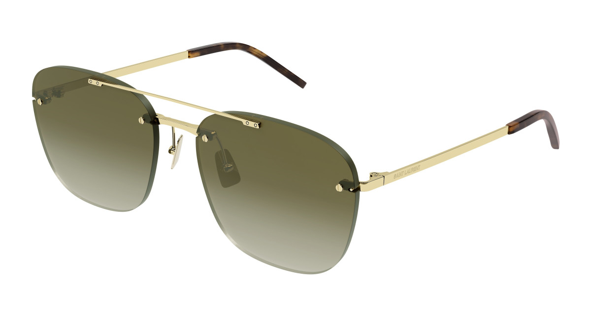 Saint Laurent Sunglasses SL 309 RIMLESS 003 Gold