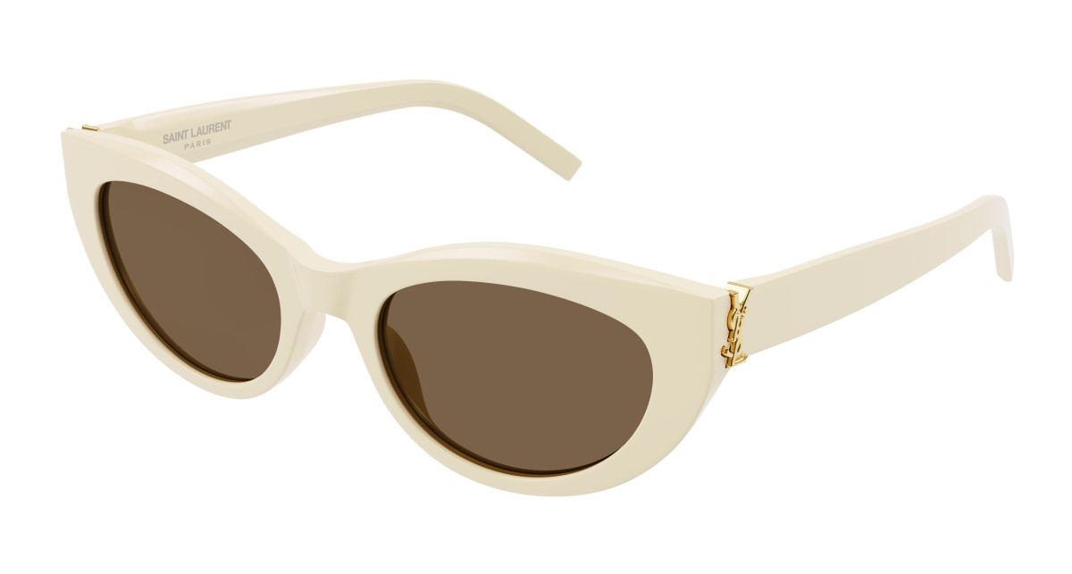 Saint Laurent Sunglasses SL M115 004 Ivory