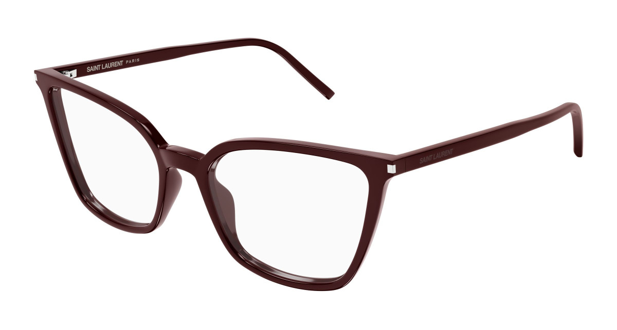 Saint Laurent Eyeglasses SL 669 004 Burgundy