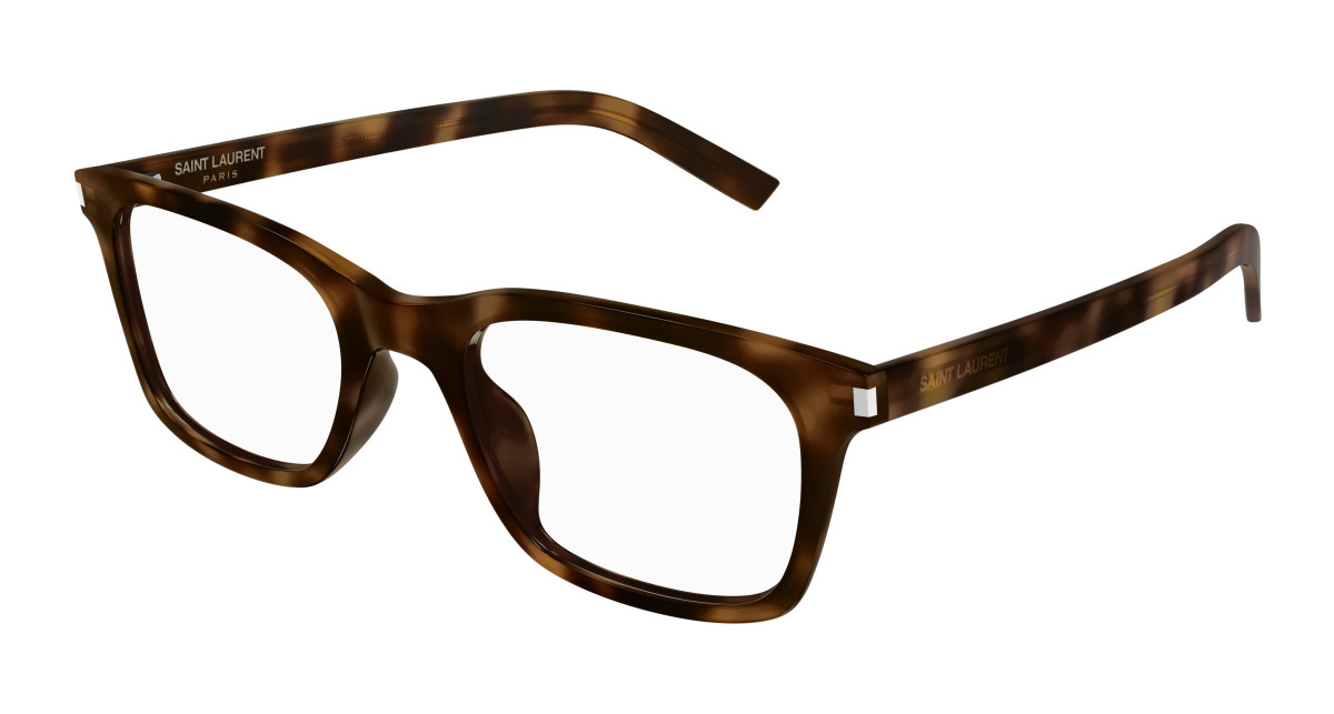 Saint Laurent Eyeglasses SL 718 SLIM 007 Havana