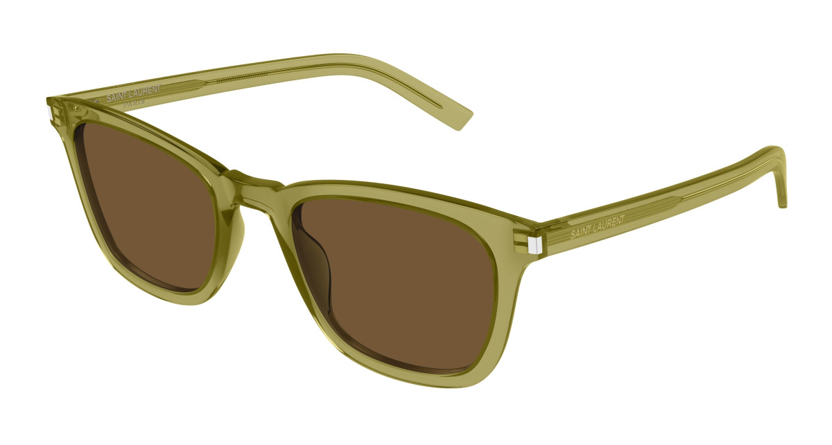 Saint Laurent Sunglasses SL 716/K SLIM 004 Green