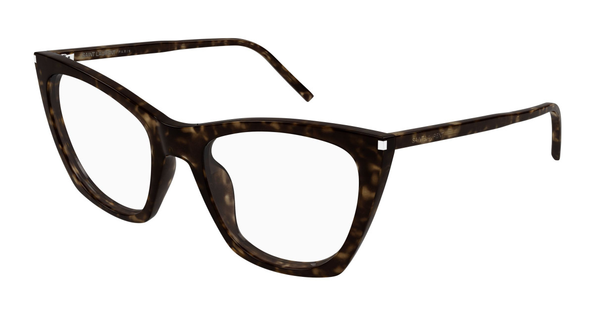 Saint Laurent Eyeglasses SL 214 KATE THIN OPT 002 Havana