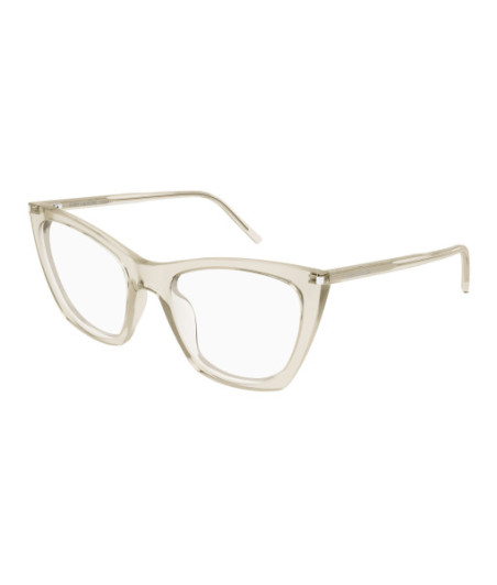 Saint Laurent Eyeglasses SL 214 KATE THIN OPT 004 Beige