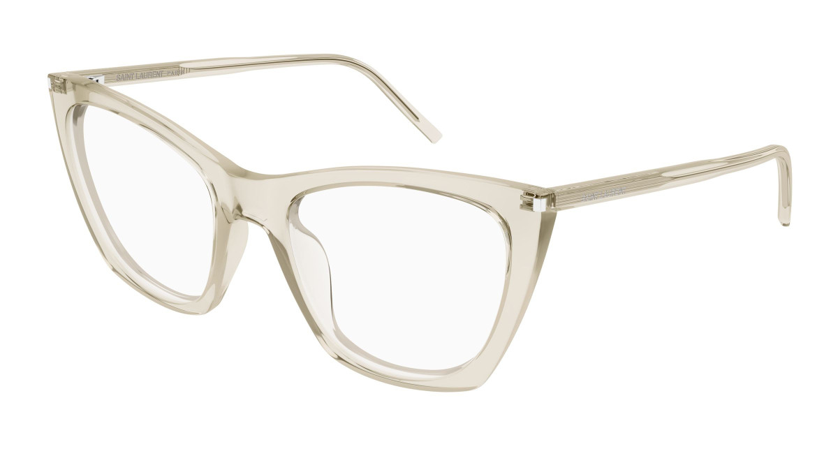 Saint Laurent Eyeglasses SL 214 KATE THIN OPT 004 Beige