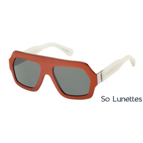 Les lunettes de soleil Marc Jacobs - MJ 619/S – I3Q (8A) – brique et blanc