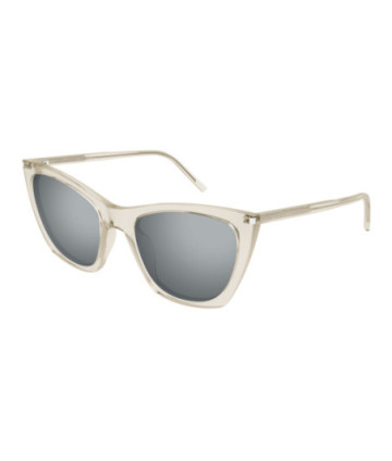 Saint Laurent Sunglasses SL 214 KATE THIN 004 Beige