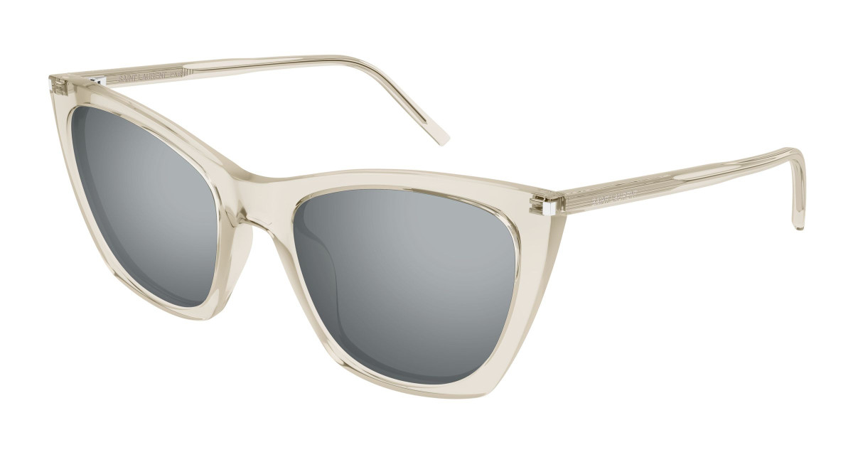 Saint Laurent Sunglasses SL 214 KATE THIN 004 Beige