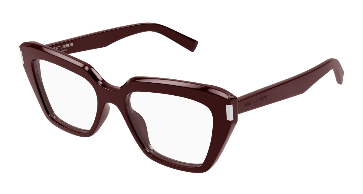 Saint Laurent Eyeglasses SL 829 006 Burgundy