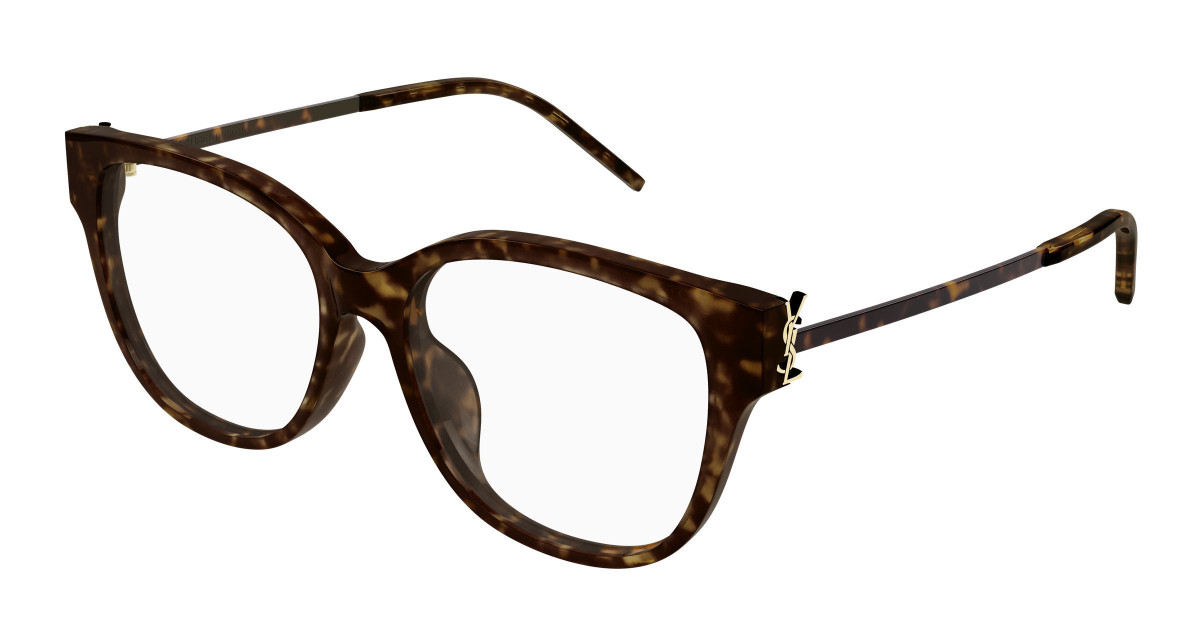 Saint Laurent Eyeglasses SL M48O_B/FN 003 Havana
