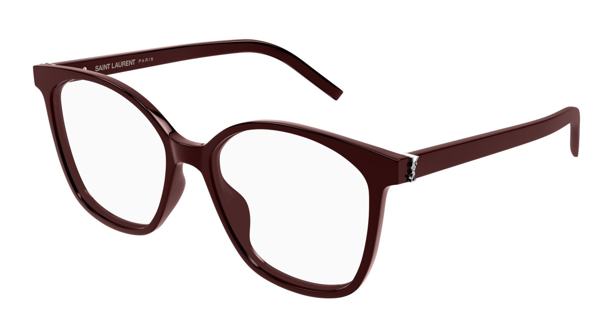 Saint Laurent Eyeglasses SL M162 006 Burgundy