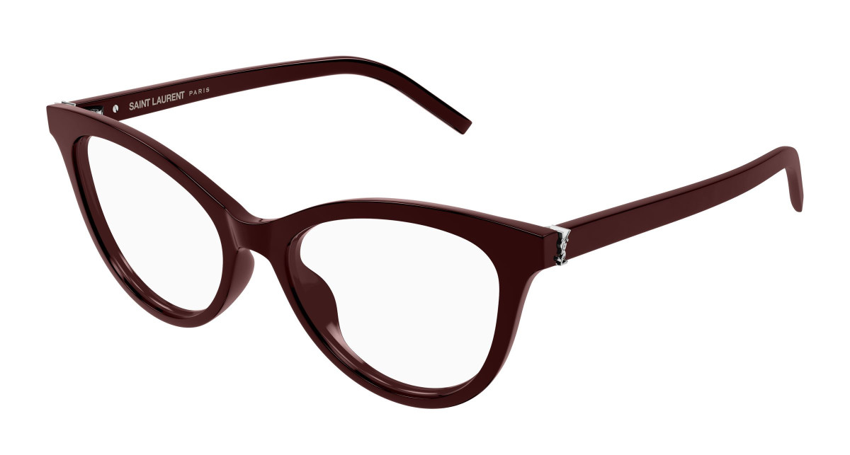 Saint Laurent Eyeglasses SL M164 005 Burgundy