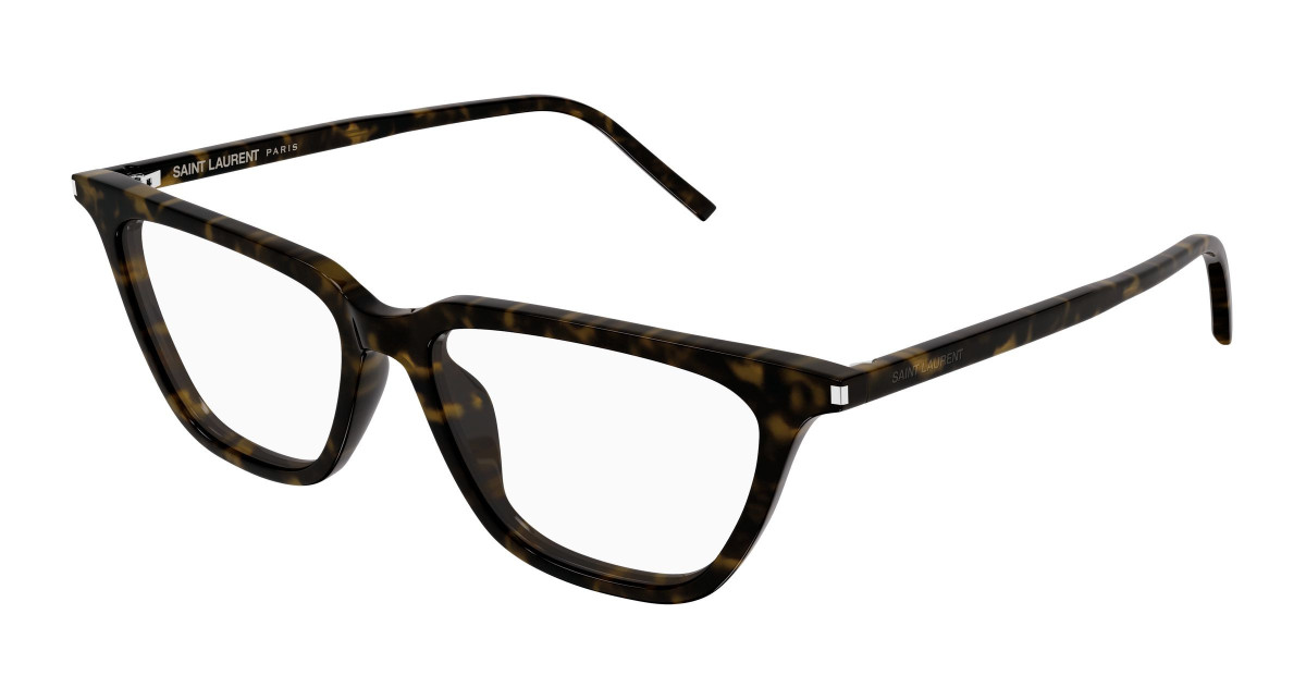 Saint Laurent Eyeglasses SL 889 SULPICE THIN OPT 002 Havana