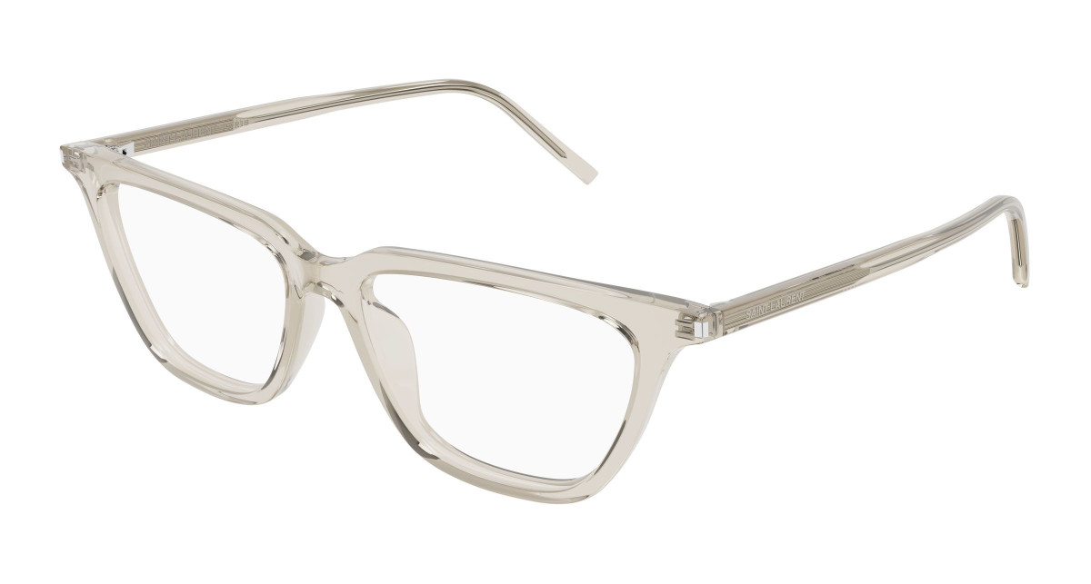 Saint Laurent Eyeglasses SL 889 SULPICE THIN OPT 004 Beige