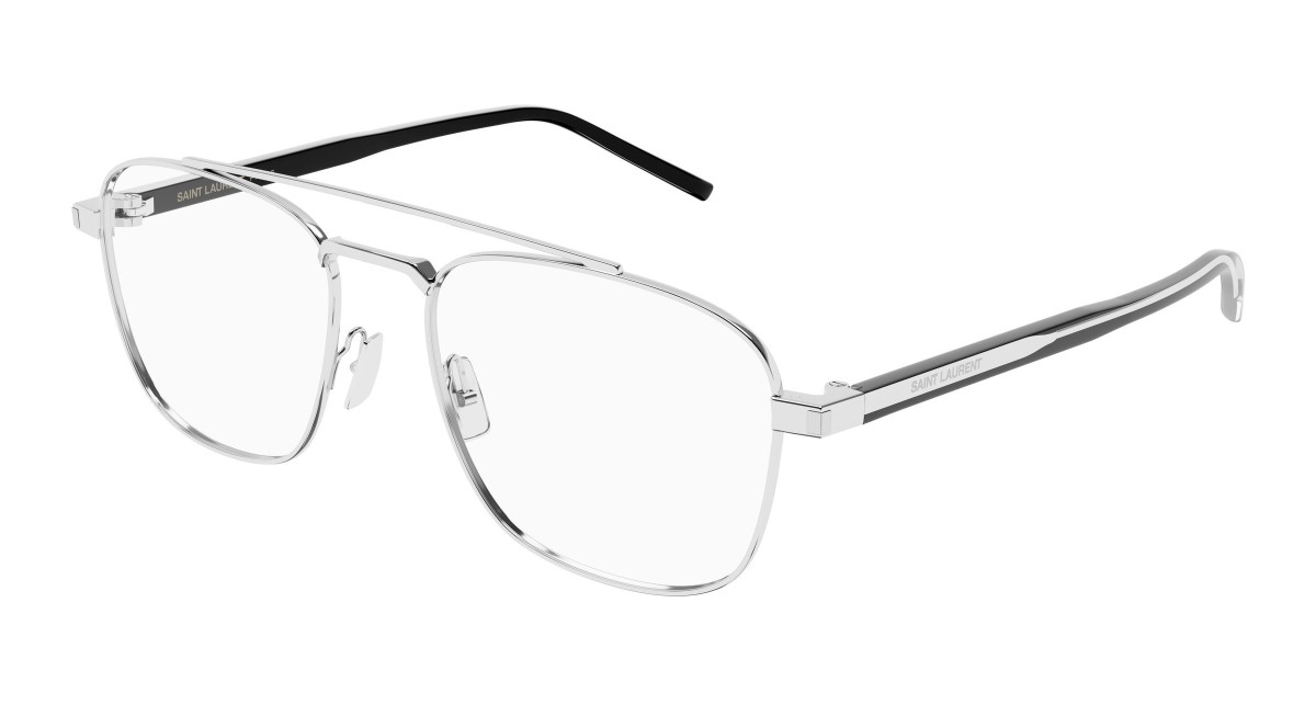 Saint Laurent Eyeglasses SL 665 OPT 002 Silver