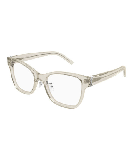 Saint Laurent Eyeglasses SL M158/F 004 Beige