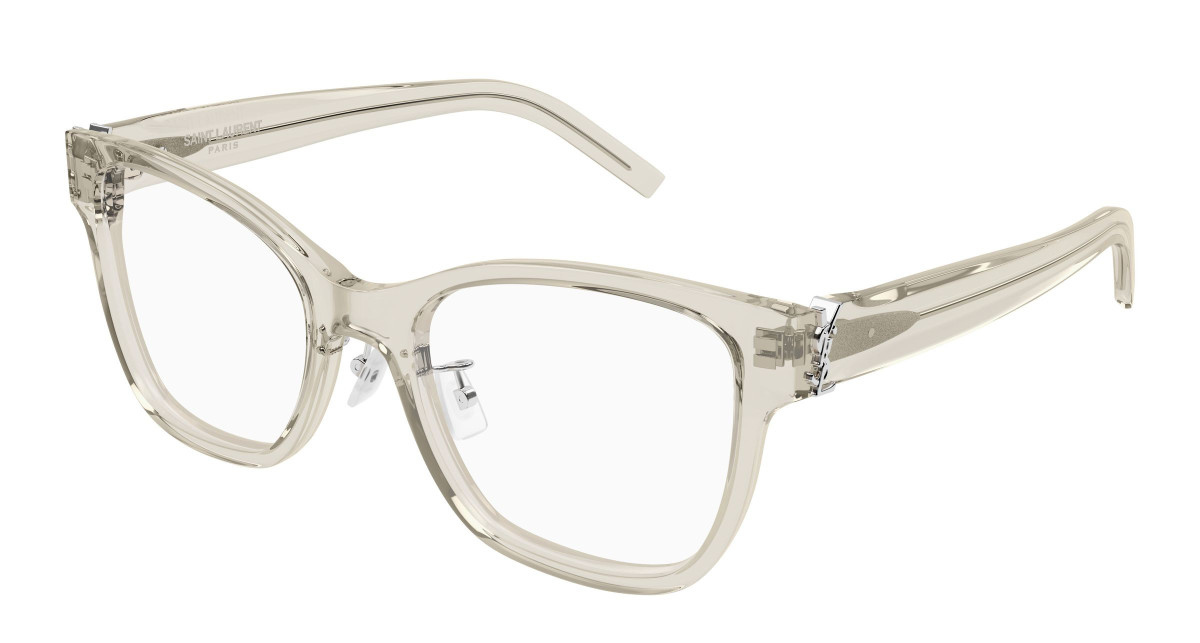 Saint Laurent Eyeglasses SL M158/F 004 Beige