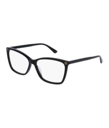 Gucci Eyeglasses GG0025O 001 Black