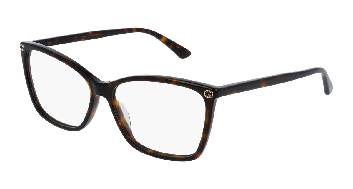 Gucci Eyeglasses GG0025O 002 Havana