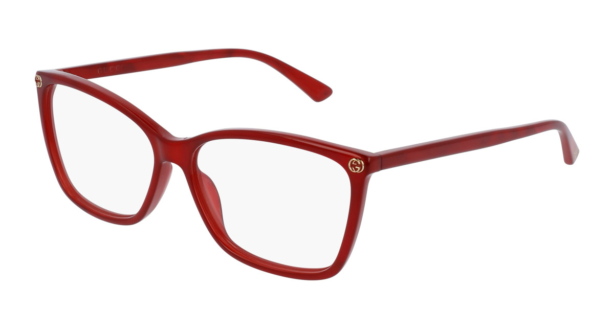 Gucci Eyeglasses GG0025O 004 Red