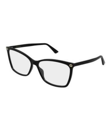 Gucci Eyeglasses GG0025O 008 Black