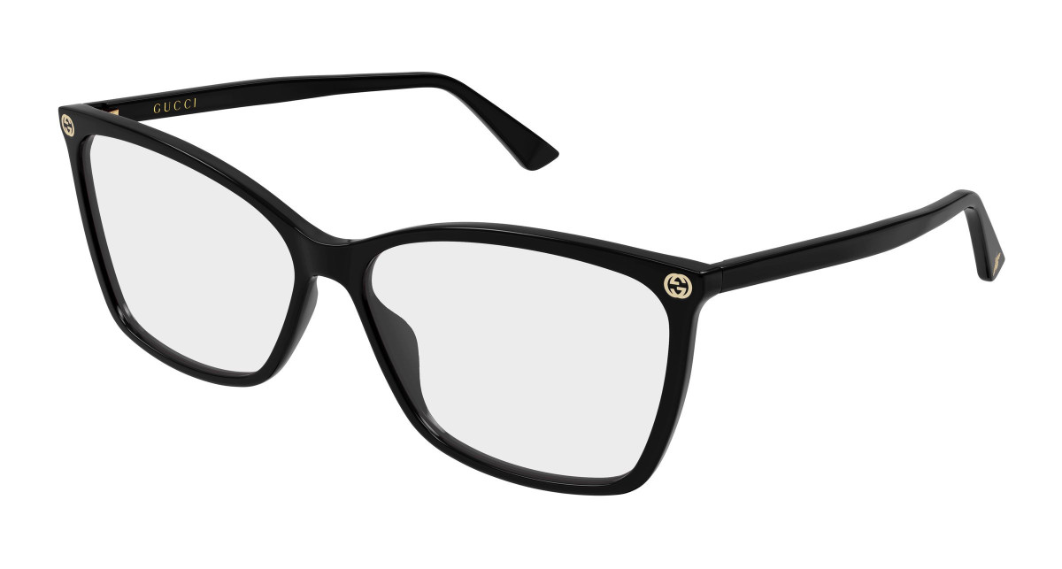 Gucci Eyeglasses GG0025O 008 Black