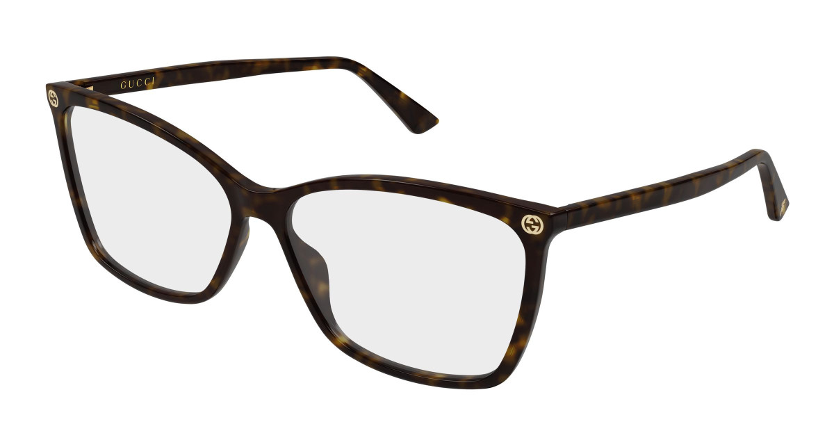 Gucci Eyeglasses GG0025O 009 Havana
