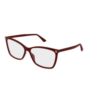 Gucci Eyeglasses GG0025O 022 Burgundy