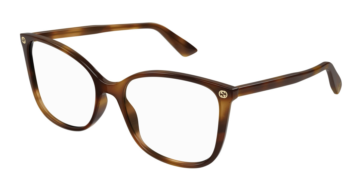 Gucci Eyeglasses GG0026O 002 Havana