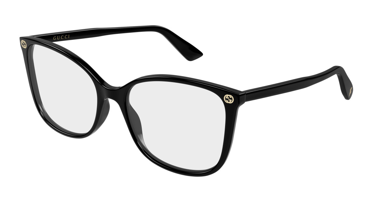 Gucci Eyeglasses GG0026O 008 Black