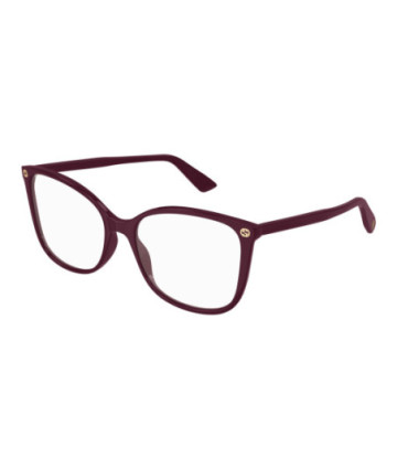 Gucci Eyeglasses GG0026O 012 Burgundy